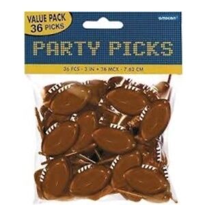 Amscan Football Molded Party Picks